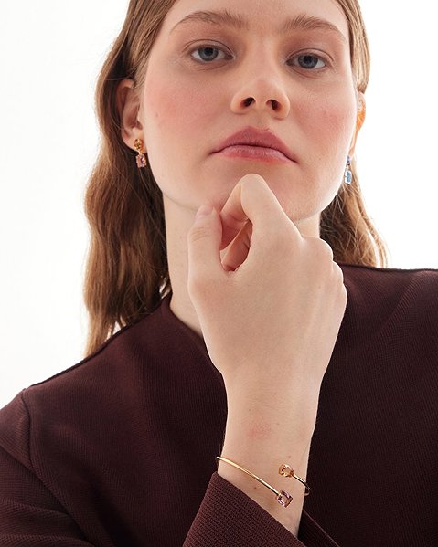 VICTORIA CRUZ Borea Bracelet gold (Ag925/1000, 2.5g).