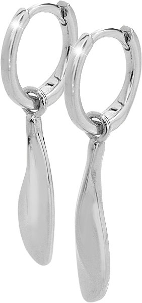 JSB Bijoux Irregular Elongated Drops earrings 92400587r (Ag925/1000, 3.5g).