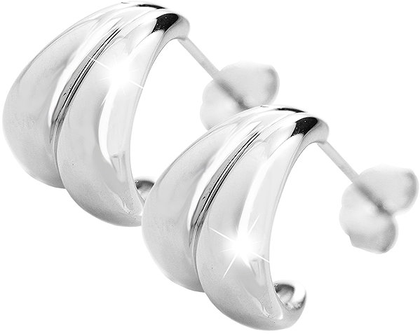 JSB Bijoux Double Drop 92400595r earrings (Ag925/1000, 3.78g).