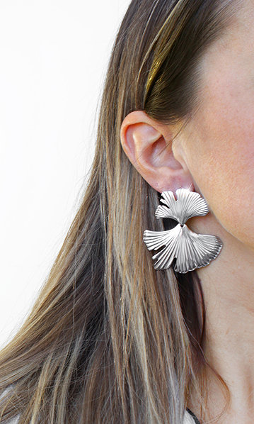 JSB Bijoux Large Leaves 61410287s earrings.