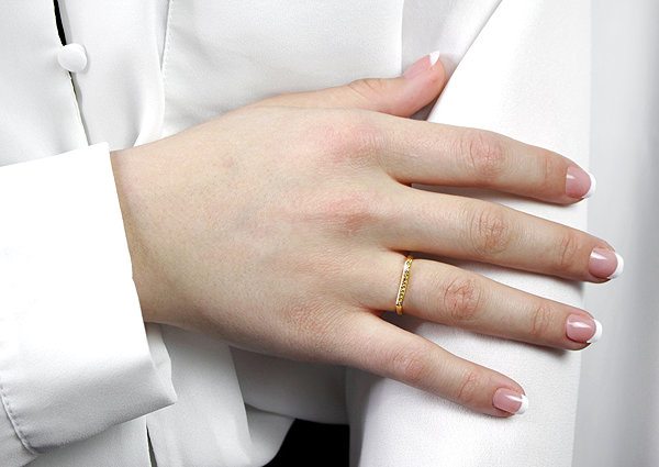 JSB Bijoux Straight Ring with Swarovski Crystals, Gold-Plated, Golden Shadow 92700531ggsh (Ag925/1000, 1).
