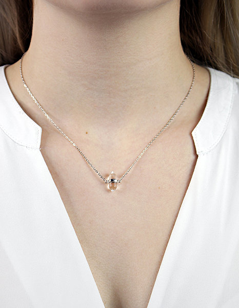 JSB Bijoux Crystal Necklace 92300529cr (Ag925/1000, 2.62g).