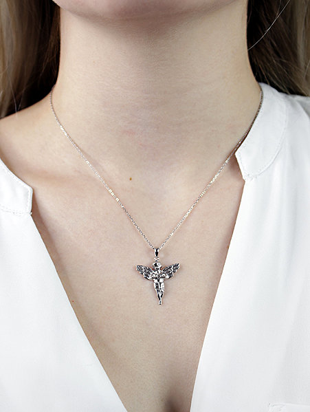 JSB Bijoux Little Angel 92300536r Necklace (Ag925/1000, 4.28g).