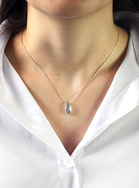 JSB Bijoux Metal Drop Necklace 92300583r (Ag925/1000, 2.62g).