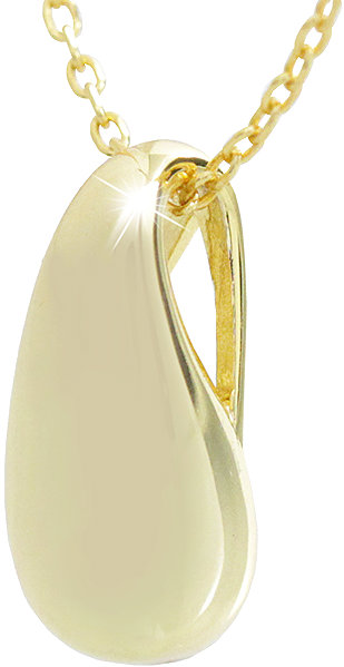 JSB Bijoux Gold-Plated Metal Drop Necklace 92300583g (Ag925/1000, 2.62g).