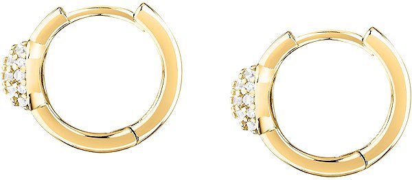 MORELLATO Pave AZB17 earrings (Ag 925/1000, 3g).