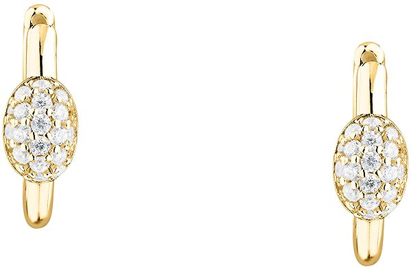 MORELLATO Pave AZB17 earrings (Ag 925/1000, 3g).
