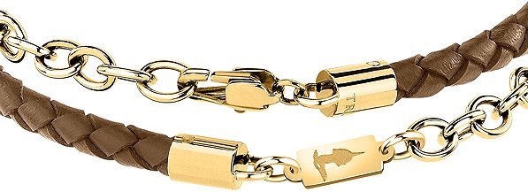 TRUSSARDI Leather Bracelet TJAXZ16.