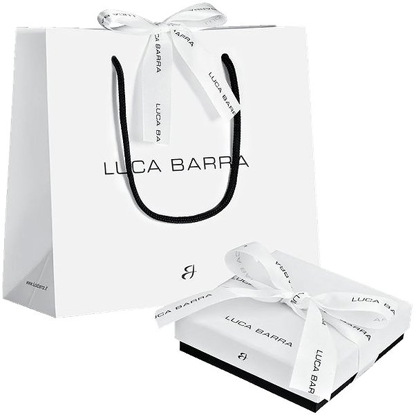 Nyaklánc LUCA BARRA Steel Light Point Necklace With White Crystal ...