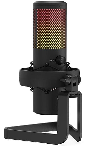 Mikrofón SPC Gear AXIS čierny Bočný pohľad