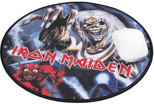 Podložka pod myš SUPERDRIVE Iron Maiden Number Of The Beast Gaming Mouse Pad ...