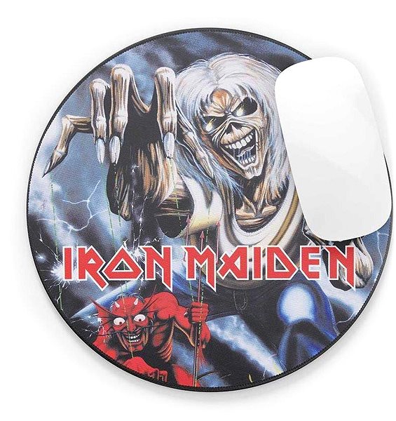 Podložka pod myš SUPERDRIVE Iron Maiden Number Of The Beast Gaming Mouse Pad ...