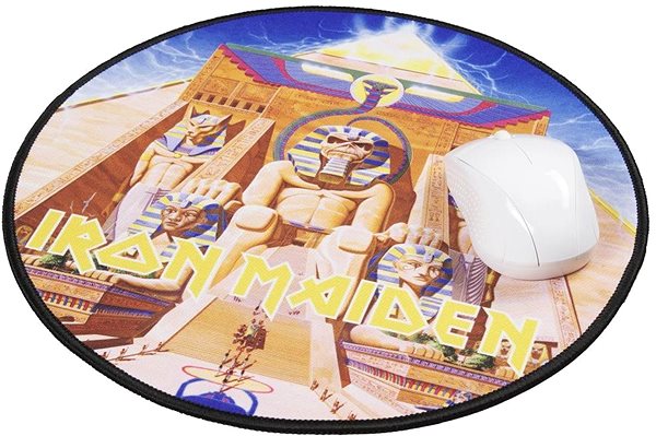 Podložka pod myš SUPERDRIVE Iron Maiden Powerslave Gaming Mouse Pad ...