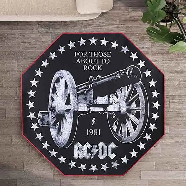 Bodenschutzmatte SUPERDRIVE AC/DC Gamer Floor Mat ...