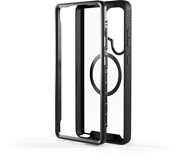Abdeckung für Handy Spello Rugged magnetische Abdeckung Samsung Galaxy S25 Ultra 5G - schwarz .