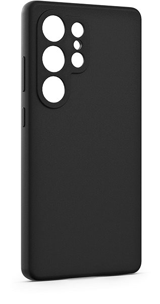 Abdeckung für Handy Spello Silikon magnetische Abdeckung Samsung Galaxy S25 Ultra 5G - schwarz .