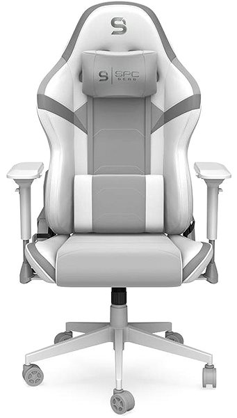 Herná stolička SPC Gear SX500 bielo-sivá Screen