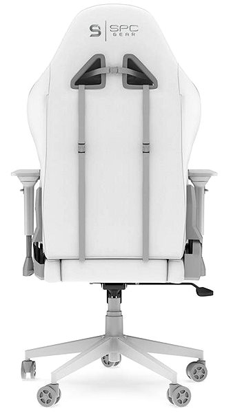 Gamer szék SPC Gear SX500 fehér-szürke Hátoldal