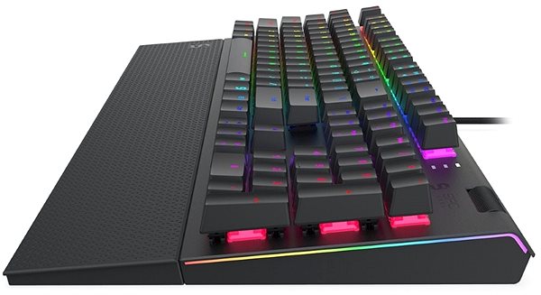 Gaming-Tastatur SPC Gear GK650K Omnis Kailh Red - US Seitlicher Anblick