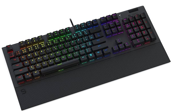 Gaming Keyboard SPC Gear GK650K Omnis Kailh Brown - CZ Lateral view