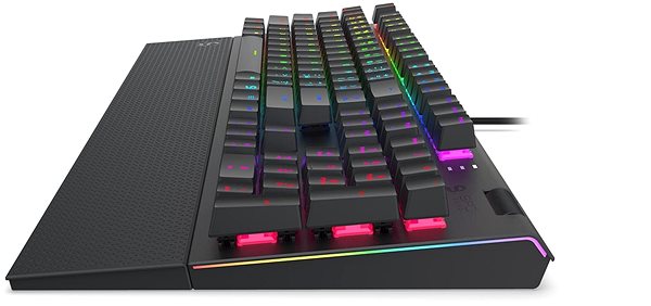 Gaming Keyboard SPC Gear GK650K Omnis Kailh Brown - CZ Lateral view