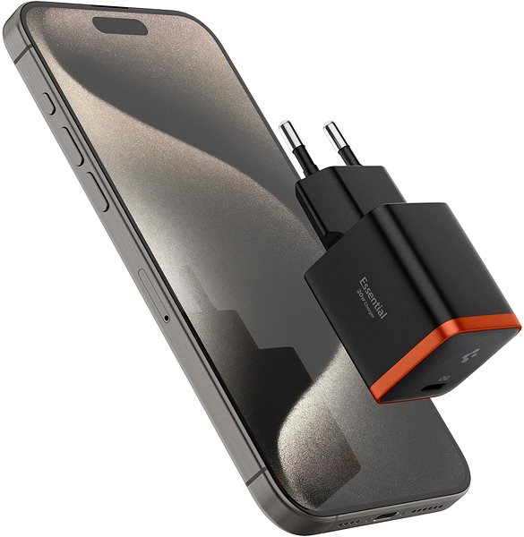 AC Adapter Spigen Essential 30W Wall Charger EE301EU Black ...