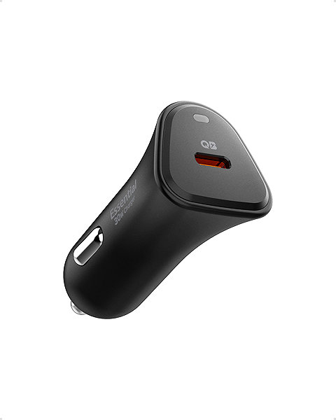 Car Charger Spigen Essential 30W Car Charger EV301 Black ...