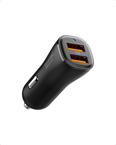 Car Charger Spigen Essential 30W Car Charger EV302 Black ...