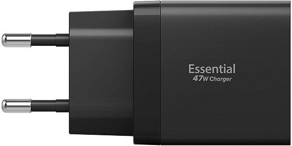Wall Charger Spigen Essential 47W Wall Charger EE472EU Black ...