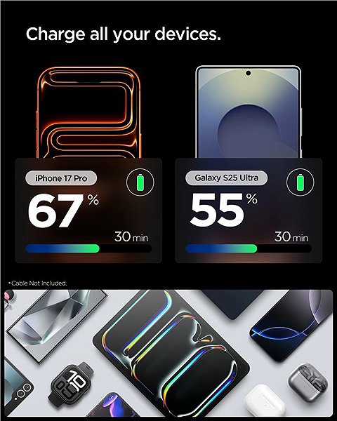 Netzladegerät Spigen Essential 30W Wall Charger EE301EU All White ...