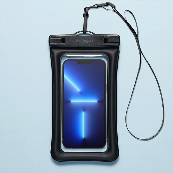 Mobiltelefon tok Spigen Aqua Shield A610 fekete vízálló úszótok - 1 db ...
