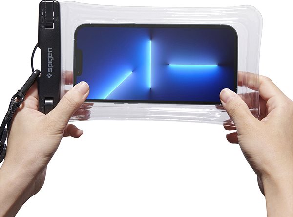 Mobiltelefon tok Spigen Aqua Shield A610 átlátszó vízálló úszótok - 1 db ...