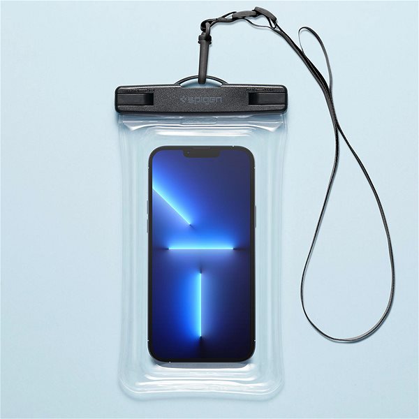 Mobiltelefon tok Spigen Aqua Shield A610 átlátszó vízálló úszótok - 2 db ...