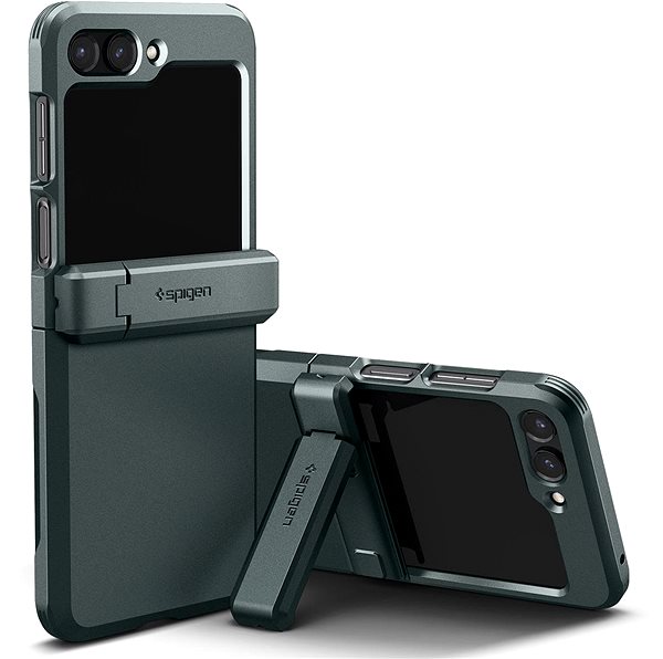 Kryt na mobilný telefon Spigen Tough Armor Abyss Green Samsung Galaxy Z Flip5