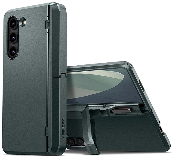 Mobilný telefon Spigen Tough Armor Abyss Green Samsung Galaxy Z Fold5 .