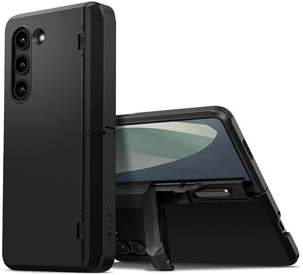 Telefon tok Spigen Tough Armor Samsung Galaxy Z Fold5 fekete tok ...