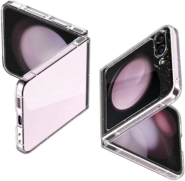 Telefon tok Spigen Air Skin Glitter Crystal Quartz Samsung Galaxy Z Flip5 ...