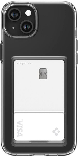 Kryt na mobil Spigen Crystal Slot Crystal Clear iPhone 15 Plus ...