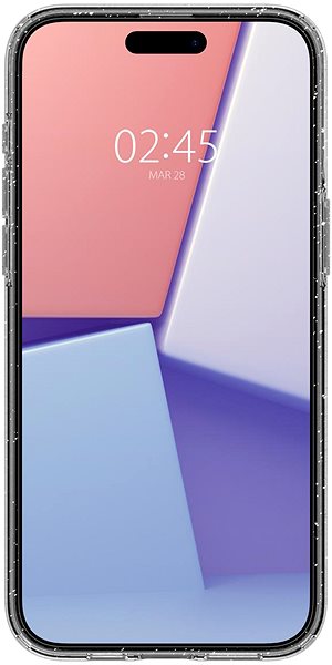 Kryt na mobil Spigen Liquid Crystal Glitter Crystal Quartz iPhone 15 Pro ...