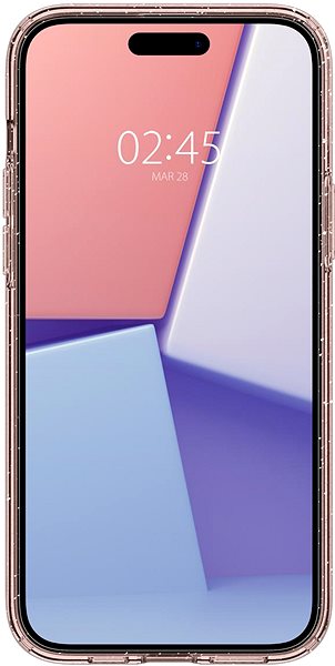 Telefon tok Spigen Liquid Crystal Glitter Rose Quartz iPhone 15 tok ...
