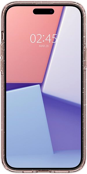 Handyhülle Spigen Liquid Crystal Glitter Rose Quartz iPhone 15 Plus ...