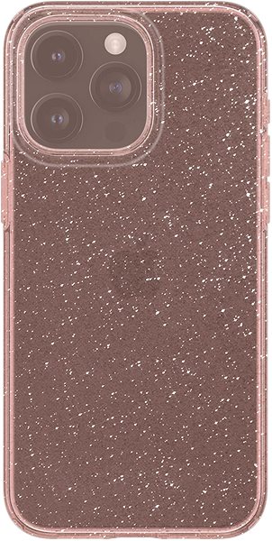 Telefon tok Spigen Liquid Crystal Glitter Rose Quartz iPhone 15 Pro tok ...