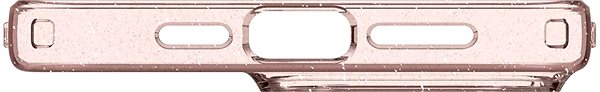 Telefon tok Spigen Liquid Crystal Glitter Rose Quartz iPhone 15 Pro Max tok ...