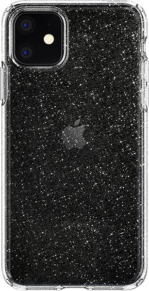 Telefon tok Spigen Liquid Crystal Glitter iPhone 11 átlátszó tok ...