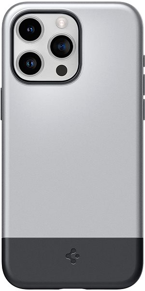 Telefon tok Spigen Style Armor Classic Silver iPhone 15 Pro Max MagSafe tok ...