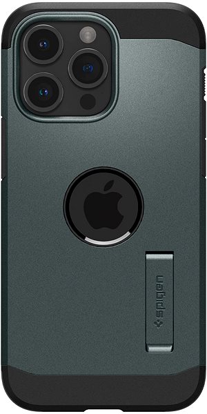 Telefon tok Spigen Tough Armor Abyss Green iPhone 15 Pro Max MagSafe tok ...