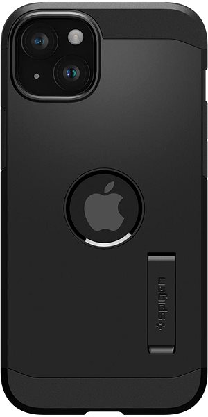 Telefon tok Spigen Tough Armor iPhone 15 - fekete MagSafe tok ...