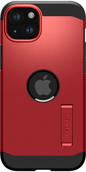 Mobilný telefón Spigen Tough Armor MagSafe Red iPhone 15 .