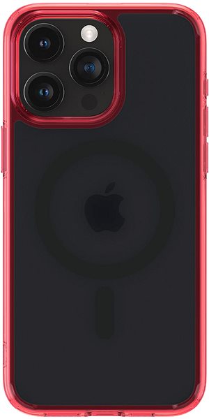Telefon tok Spigen Ultra Hybrid Frost Deep Red iPhone 15 Pro MagSafe tok ...