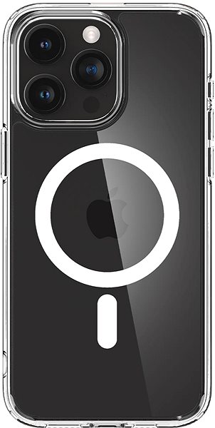 Telefon tok Spigen Ultra Hybrid iPhone 15 Pro Max fehér MagSafe tok ...